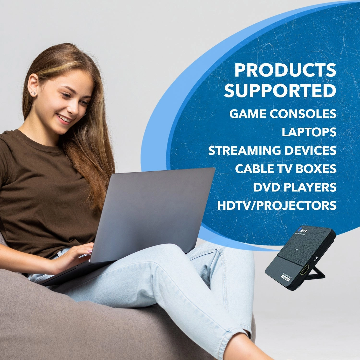 4K Wireless HDMI Transmitter & Receiver Extender by OREI - Up to 100 Feet - 0 Latency - Perfect for Streaming from Laptop. PC. Cable. Netflix. YouTube. PS4 to HDTV/Projector (WUHD-PRO100-K)