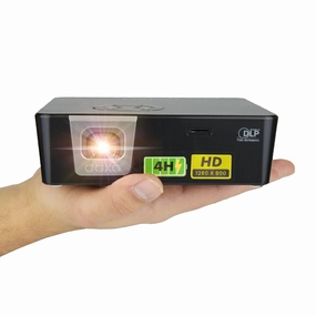 AAXA P6X DLP Portable Projector. 4 Hour Battery. Wireless Mirroring