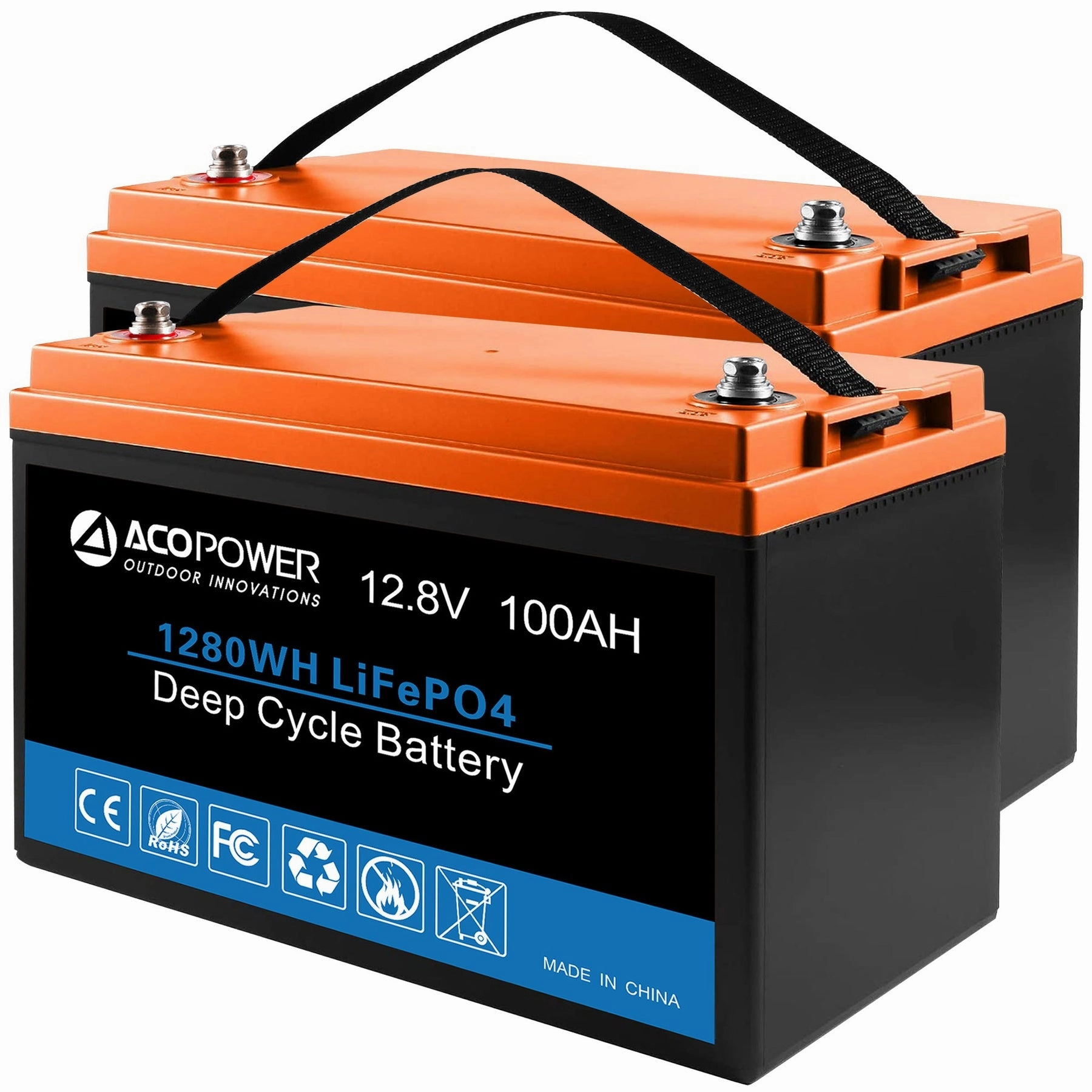 Acopower 100W mono300Ah/1.5kW(3x100Ah) Li300Ah M600w