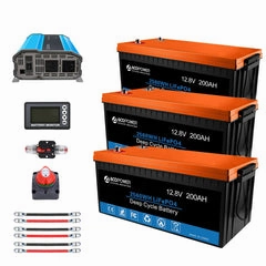Acopower 100W mono400Ah/3kW(2x200Ah) Li400Ah M600w