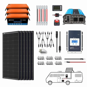 Acopower 100W mono600Ah/3kW(3x200Ah) Li600Ah M600w
