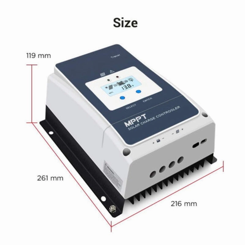Acopower 100w mono kitAll Black 600w 50A