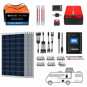 Acopower 100W poly200Ah/1.5kW(2x100Ah) Li200Ah P400w