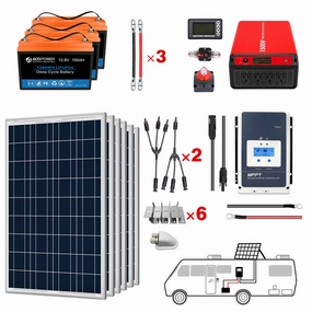 Acopower 100W poly300Ah/1.5kW(3x100Ah) Li300Ah P600w