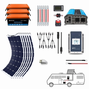 Acopower 110w flex600Ah/3kW(3x200Ah) Li600Ah F660w