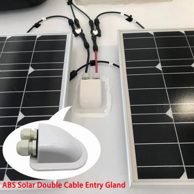ACOPOWER 200W 12V Poly Solar RV Kits. 30A MPPT Charge Controller