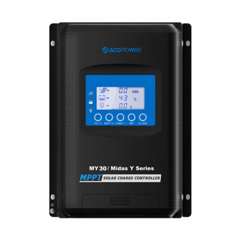 ACOPOWER 200W 12V Poly Solar RV Kits. 30A MPPT Charge Controller