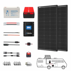 Acopower 200w Mono400Ah(2x200Ah) Li400Ah M400w