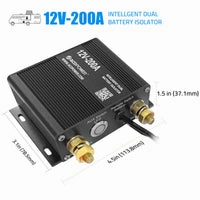 Acopower Dual Battery Isolator Kit. 12V 200 Amp Voltage Sensitive Complete VSR Double Battery Smart Automatic Charger Fit SUV Marine Car UTV ATV RV Boat Camper Truck