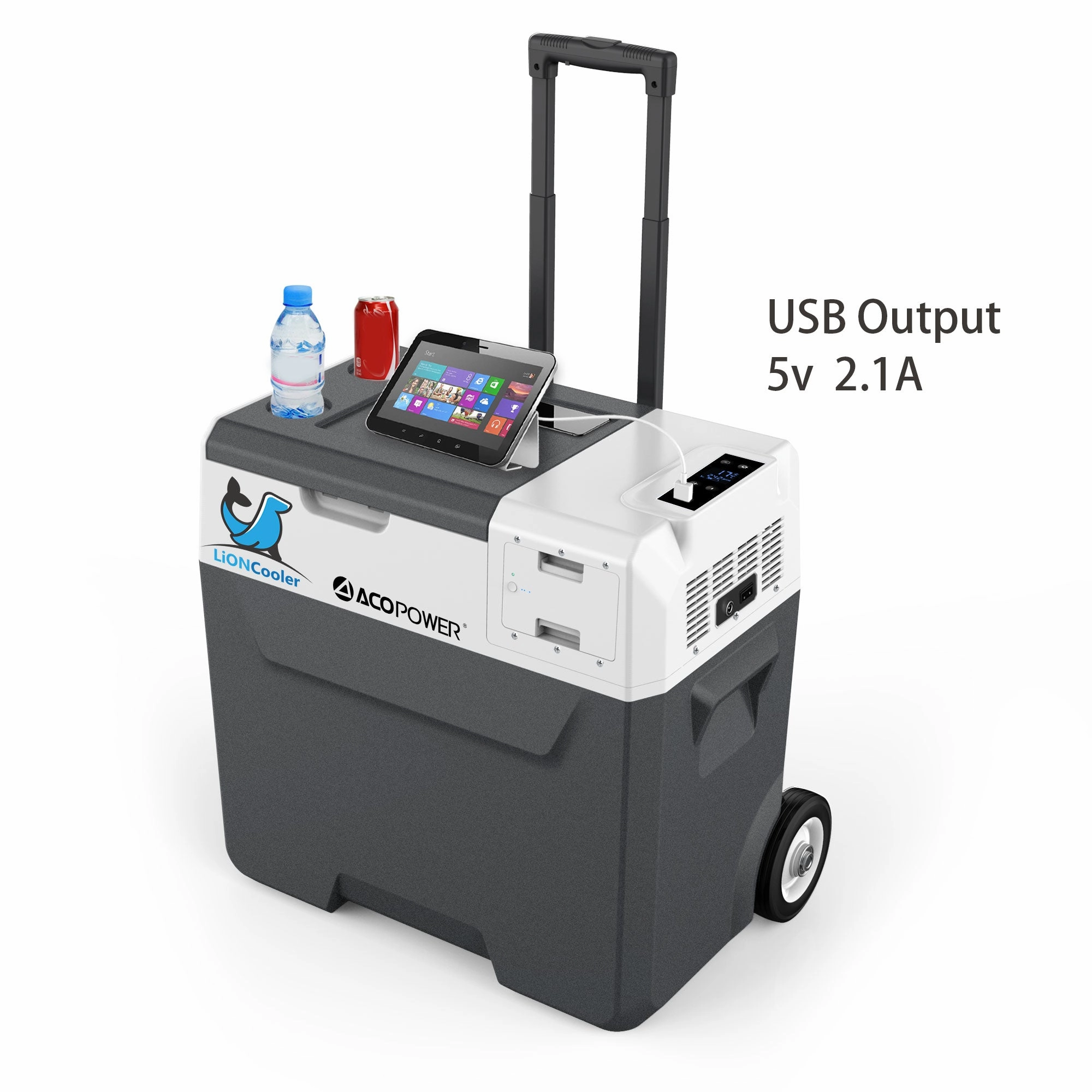 Acopower LionCooler X40A Portable Solar Fridge Freezer. 42 Quarts