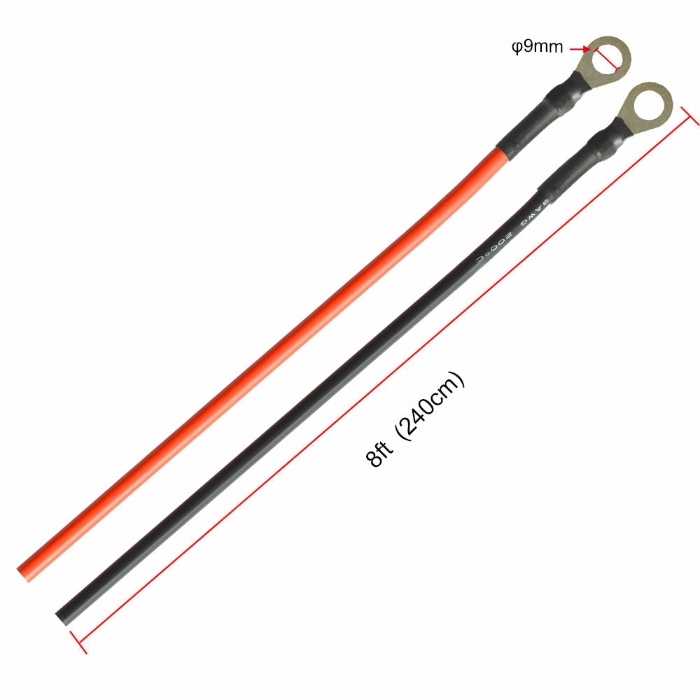 Acopower Parts for Solar Panel O Ring to bare wire