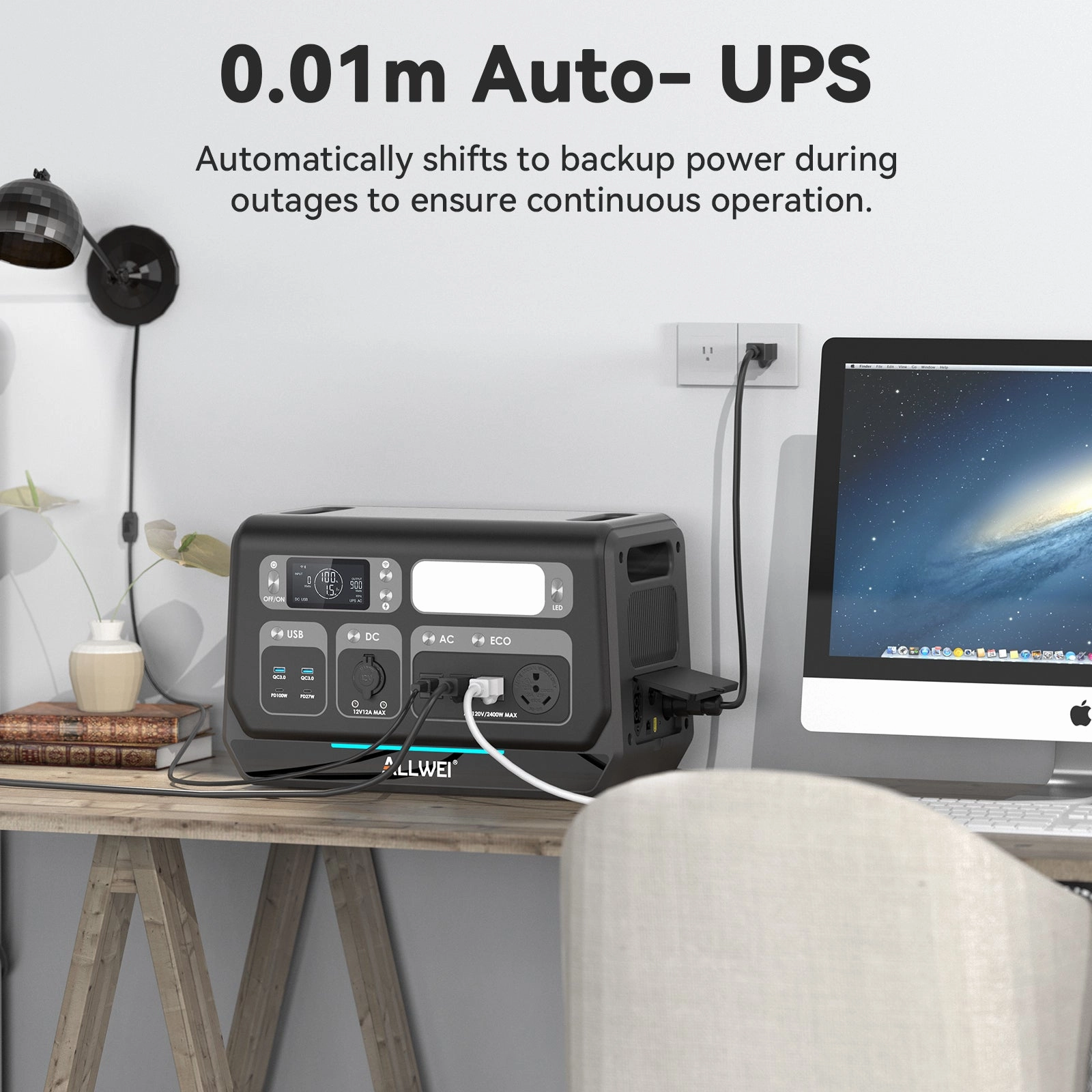ALLWEI PPS2400 3* B200 PRO | Home Battery Backup up to 8kWh