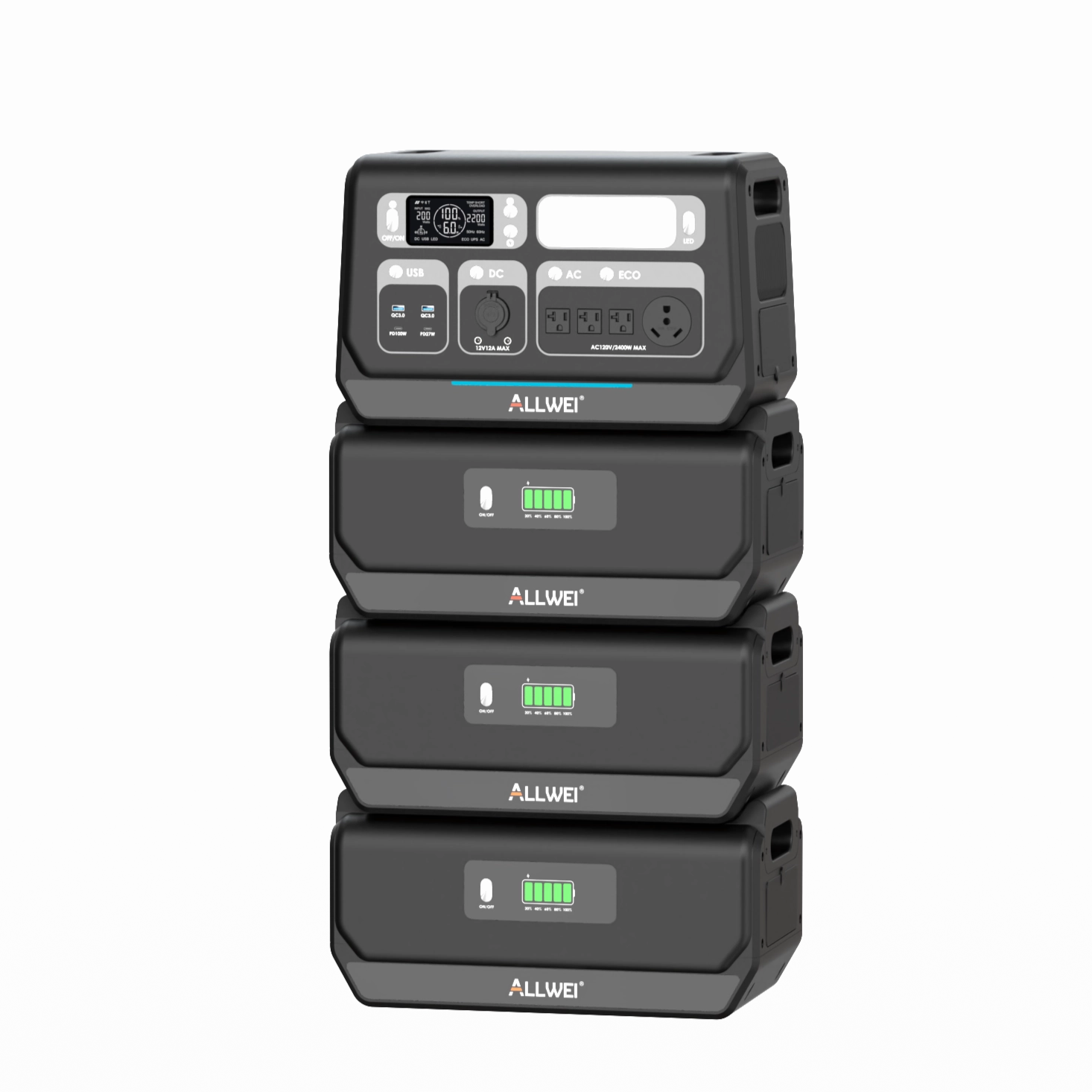 ALLWEI PPS2400 3* B200 PRO | Home Battery Backup up to 8kWh