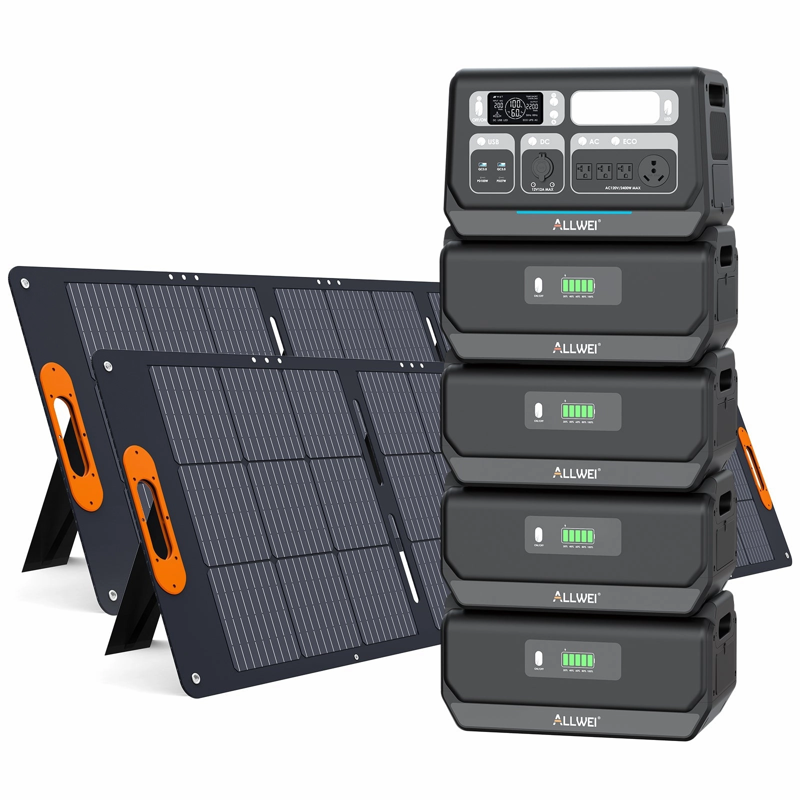 ALLWEI PPS2400 4* B200 PRO | Home Battery Backup up to 10kWh