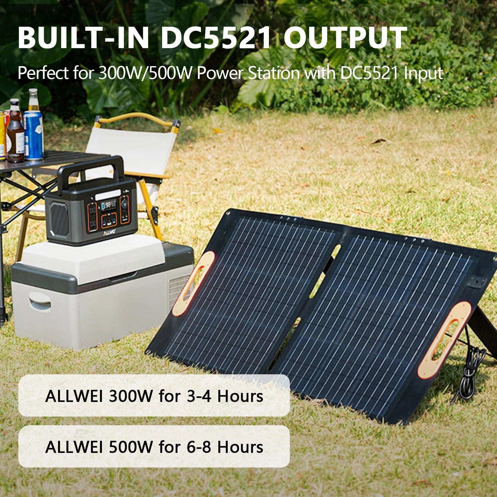 ALLWEI XY-100 100W Solar Panel for PPS300 PPS600
