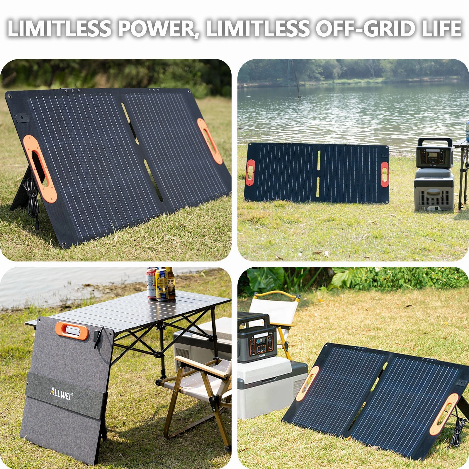 ALLWEI XY-100 100W Solar Panel for PPS300 PPS600