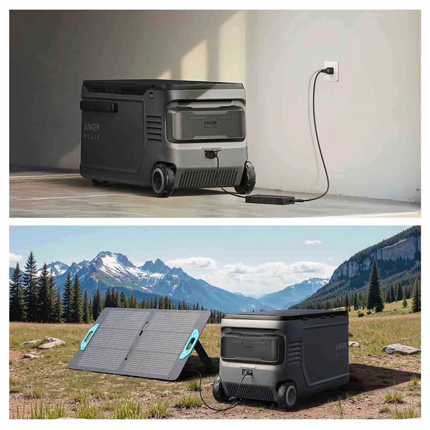 Anker SOLIX EverFrost 2 Electric Cooler 58L/61QT   FREE Road-Trip Kit
