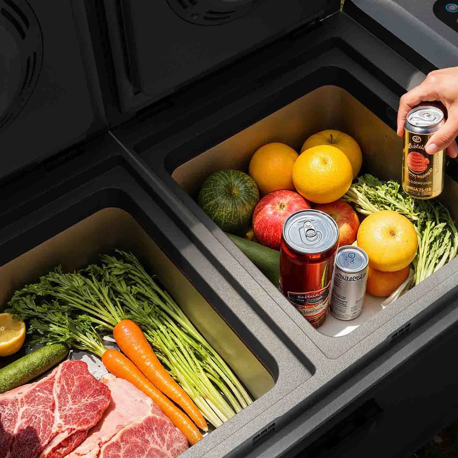 Anker SOLIX EverFrost 2 Electric Cooler 58L/61QT   FREE Road-Trip Kit