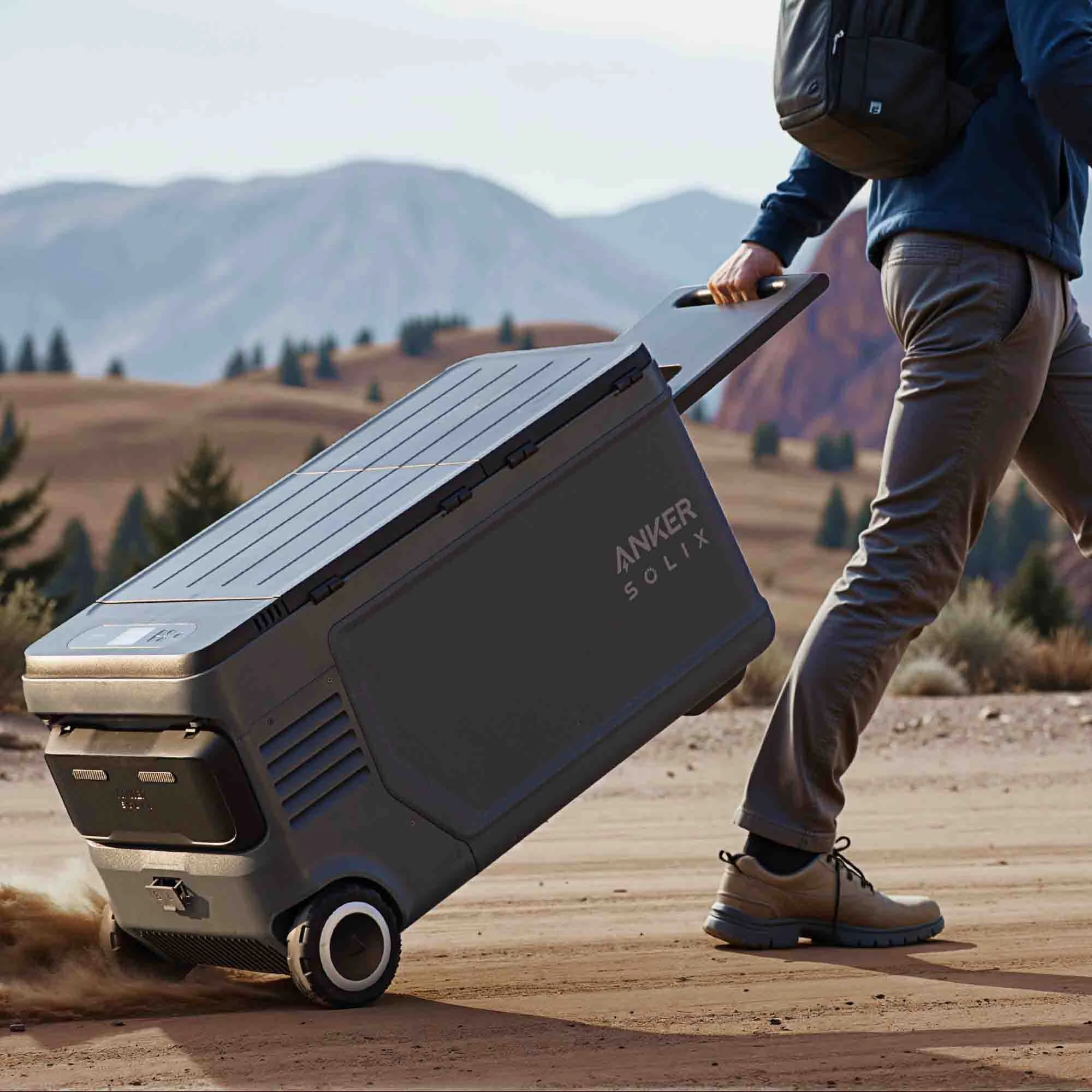 Anker SOLIX EverFrost 2 Electric Cooler 58L/61QT   FREE Road-Trip Kit