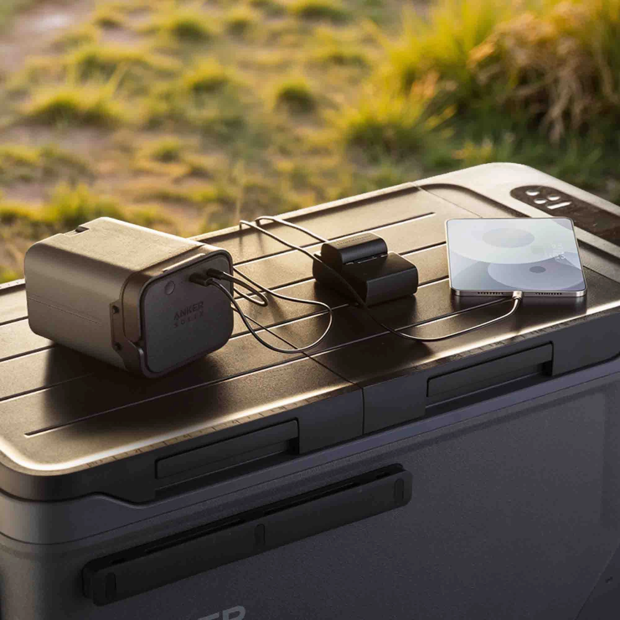 Anker SOLIX EverFrost 2 Electric Cooler 58L/61QT   FREE Road-Trip Kit