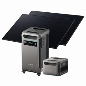 Anker Solix F3800   Expansion Battery   405W Rigid Solar Panel    FREE Protective Cover