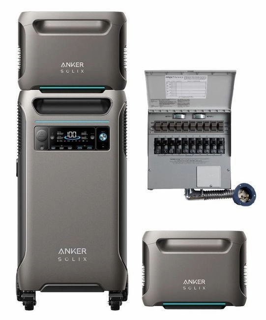 Anker SOLIX F3800   Expansion Battery   Transfer Switch Kit    FREE Protective Cover