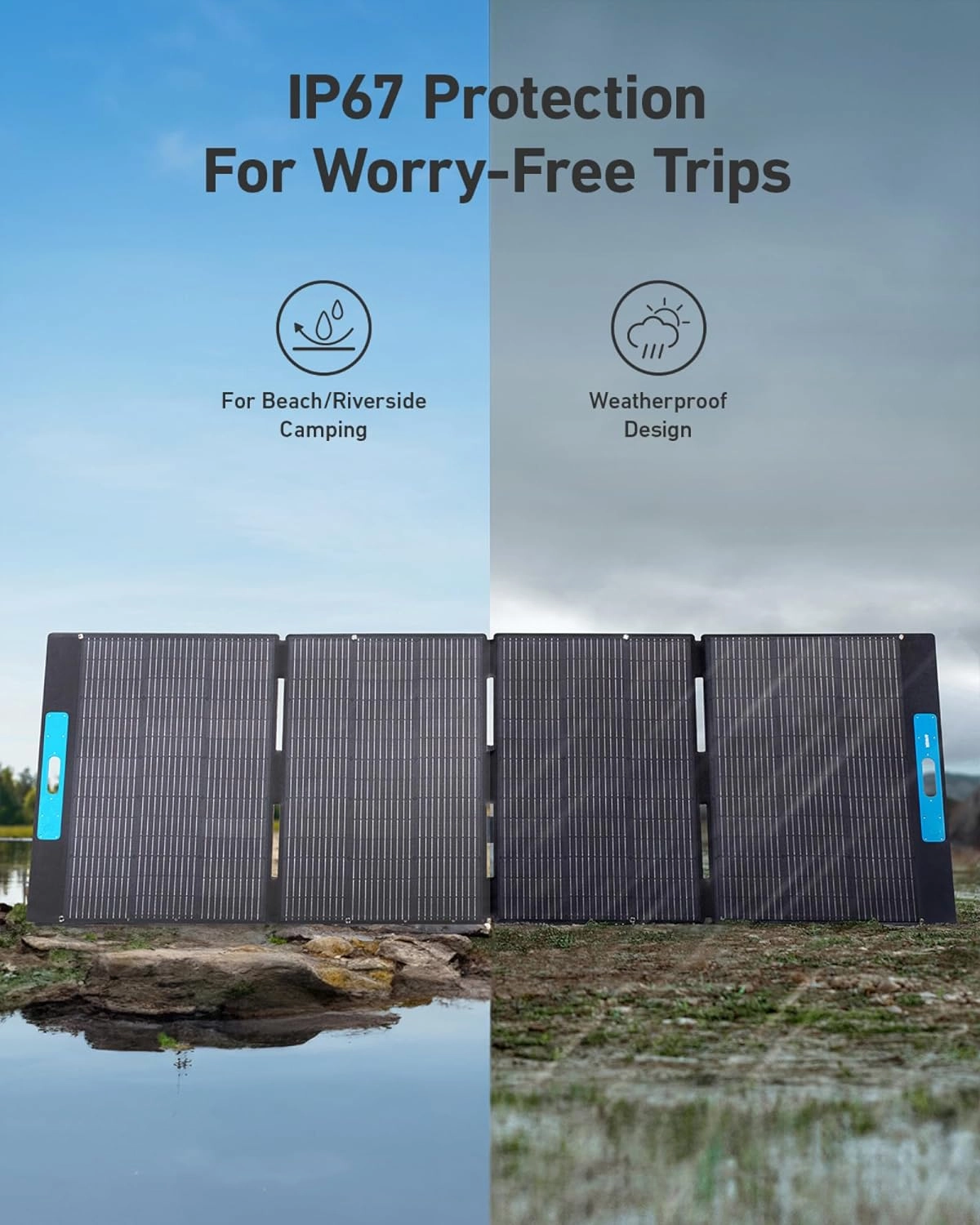 Anker SOLIX F3800   PS400 Solar Panel 400W    FREE Protective Cover