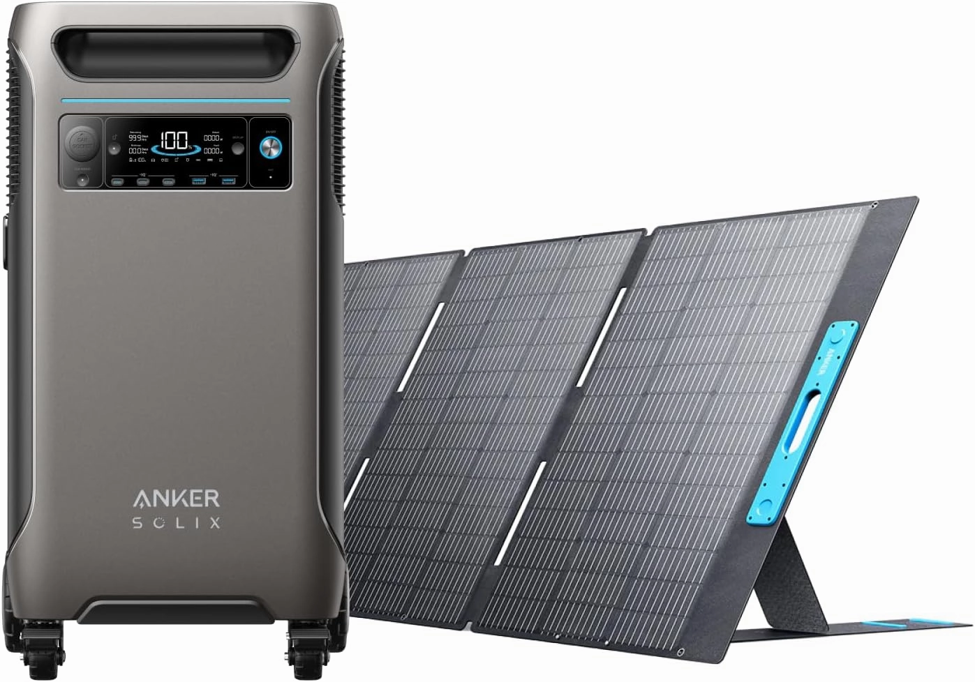Anker SOLIX F3800   PS400 Solar Panel 400W    FREE Protective Cover