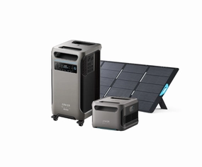 Anker SOLIX F3800 Plus Portable Power Station. 3840Wh   Expansion Battery   400W Solar Panel    FREE Protective Cover