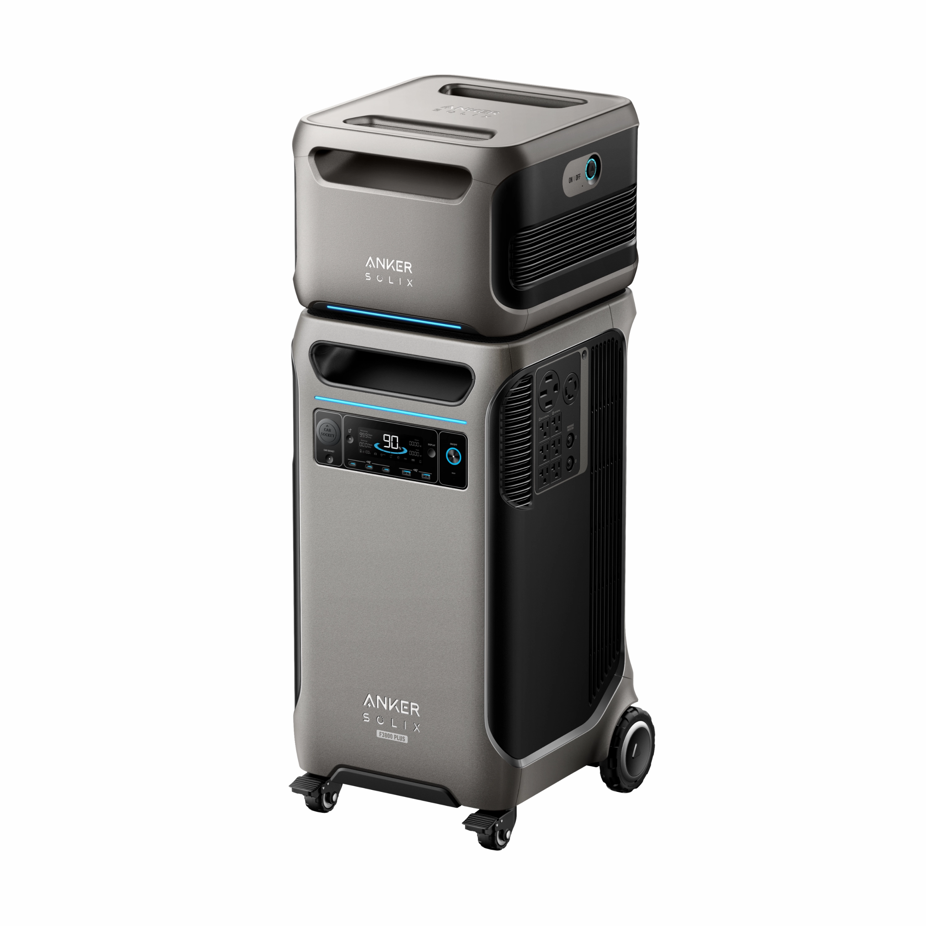 Anker SOLIX F3800 Plus Portable Power Station. 3840Wh   Expansion Battery    FREE Protective Cover