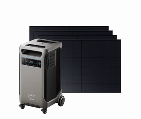 Anker SOLIX F3800 Plus Portable Power Station   2 sets of 410W Rigid Solar Panels    FREE Protective Cover