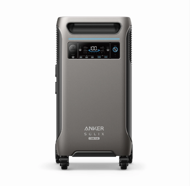 Anker SOLIX F3800 Plus Portable Power Station   2 sets of 410W Rigid Solar Panels    FREE Protective Cover