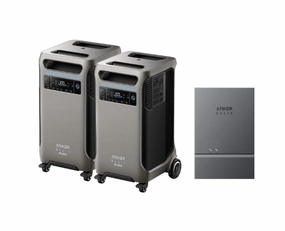 Anker SOLIX F3800 Plus Portable Power Station x2   Smart Home Power Kit    FREE Protective Cover