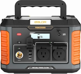 BALDR Portable Power Station. 1000W Output. 808Wh Capacity