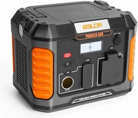 BALDR Portable Power Station 500W. 288Wh Solar Generator