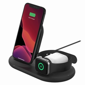 Belkin 3-in-1 Wireless Charging Pad With Apple Watch Dock