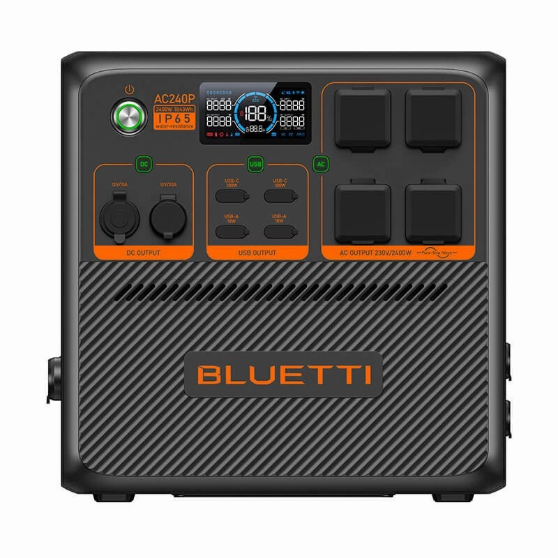 BLUETTI AC240P Portable Power Station (2.400W 1.843Wh)