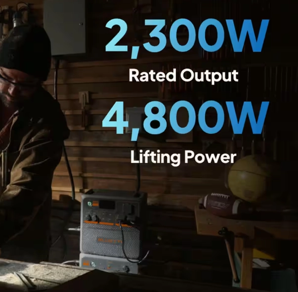 BLUETTI AC240P Portable Power Station (2.400W 1.843Wh)