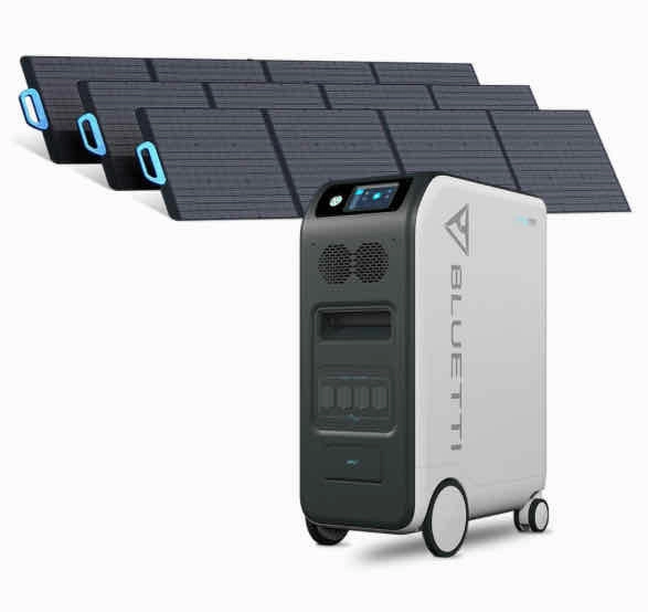 BLUETTI EP500 Solar Power Station   PV200L Home Battery Back Up