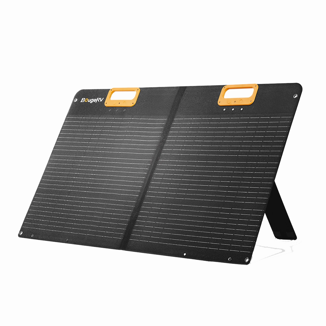BougeRV 100W 12V 9BB Portable Solar Panel
