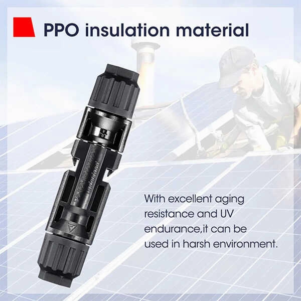 BougeRV 44PCS Solar Connector with Spanners IP67 Waterproof Male/Female