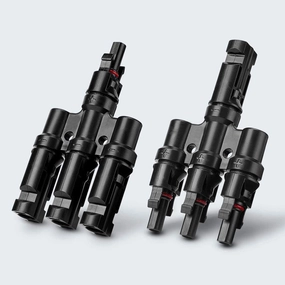 BougeRV Solar Branch Connectors Y Connector in Pair MMMF FFFM for Parallel Connection Between Solar Panels