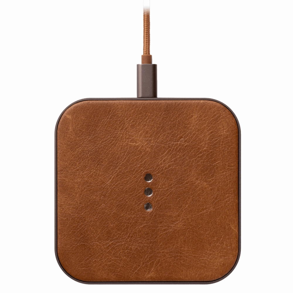 Courant Catch:1 Classic Wireless Charging Pad - Saddle