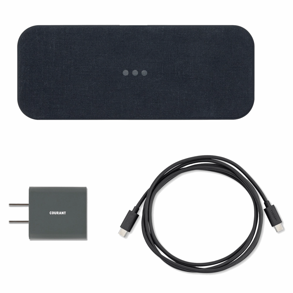 Courant Catch:2 Essentials Wireless Charging Pad - Charcoal