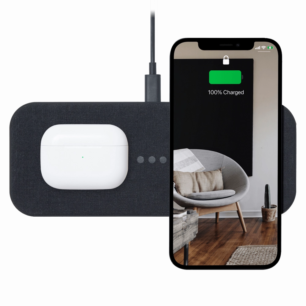 Courant Catch:2 Essentials Wireless Charging Pad - Charcoal