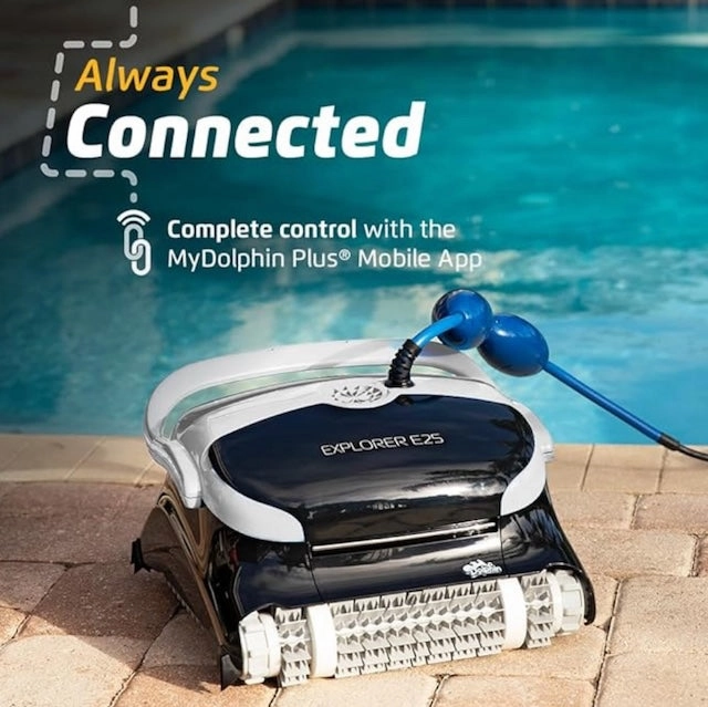 Dolphin Explorer E25 Wi-Fi Robotic Pool Vacuum Cleaner (2025 model)-NEW
