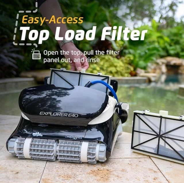 Dolphin Explorer E40 Wi-Fi Robotic Pool Vacuum Cleaner -NEW