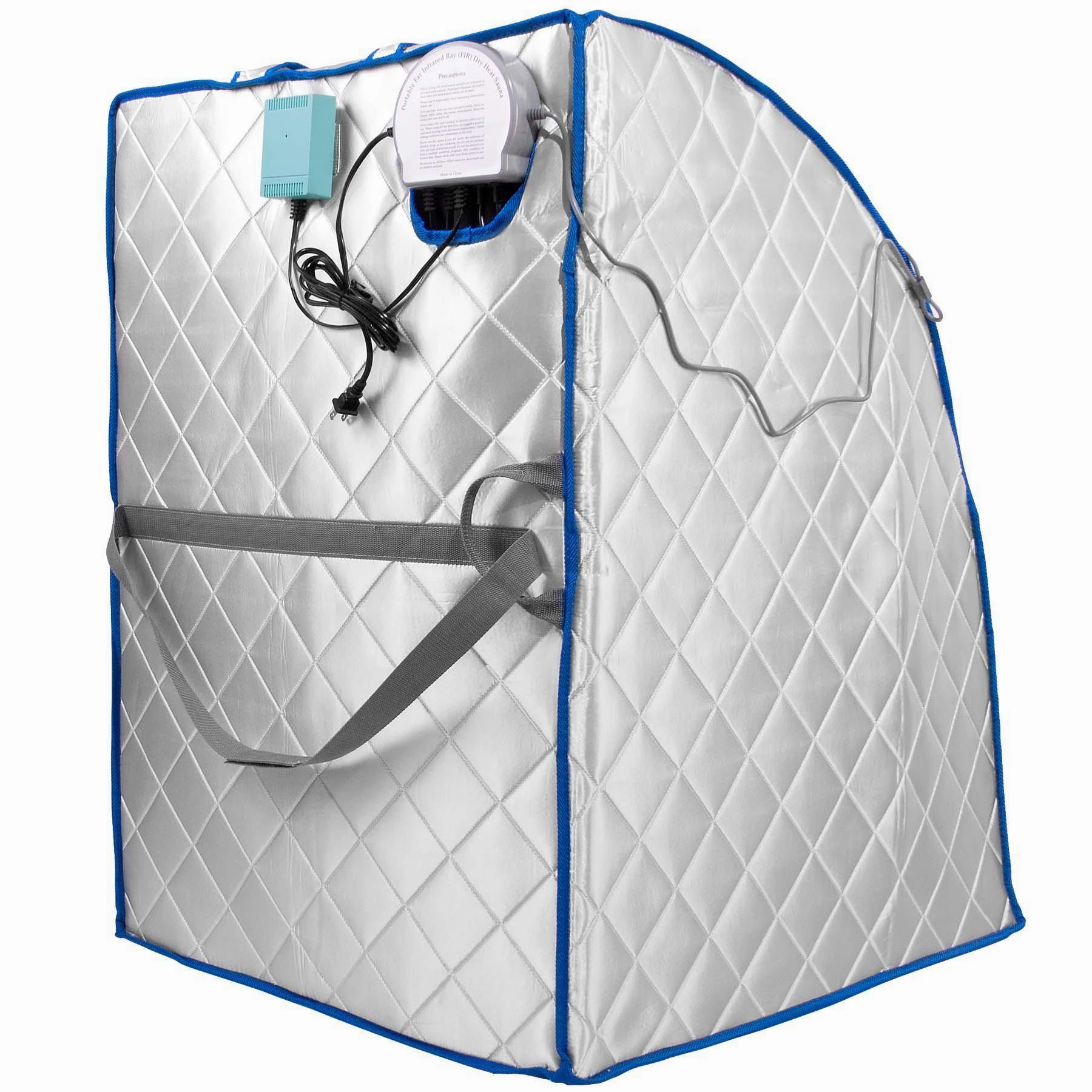 Durasage Health - Infrared Heated Personal Sauna with Air Ionizer Generator. 5  Temperature Levels & up to 30 minutes