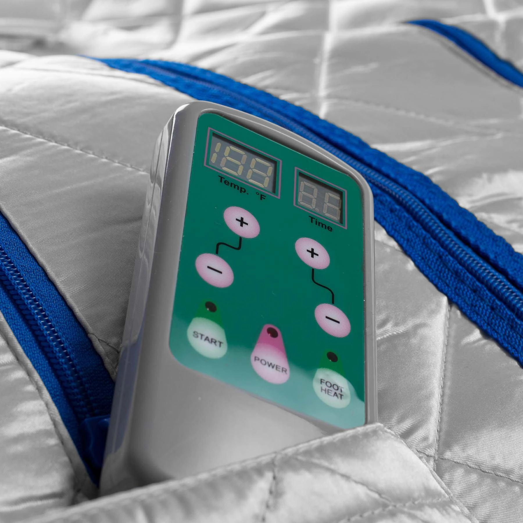 Durasage Health - Infrared Heated Personal Sauna with Air Ionizer Generator. 5  Temperature Levels & up to 30 minutes