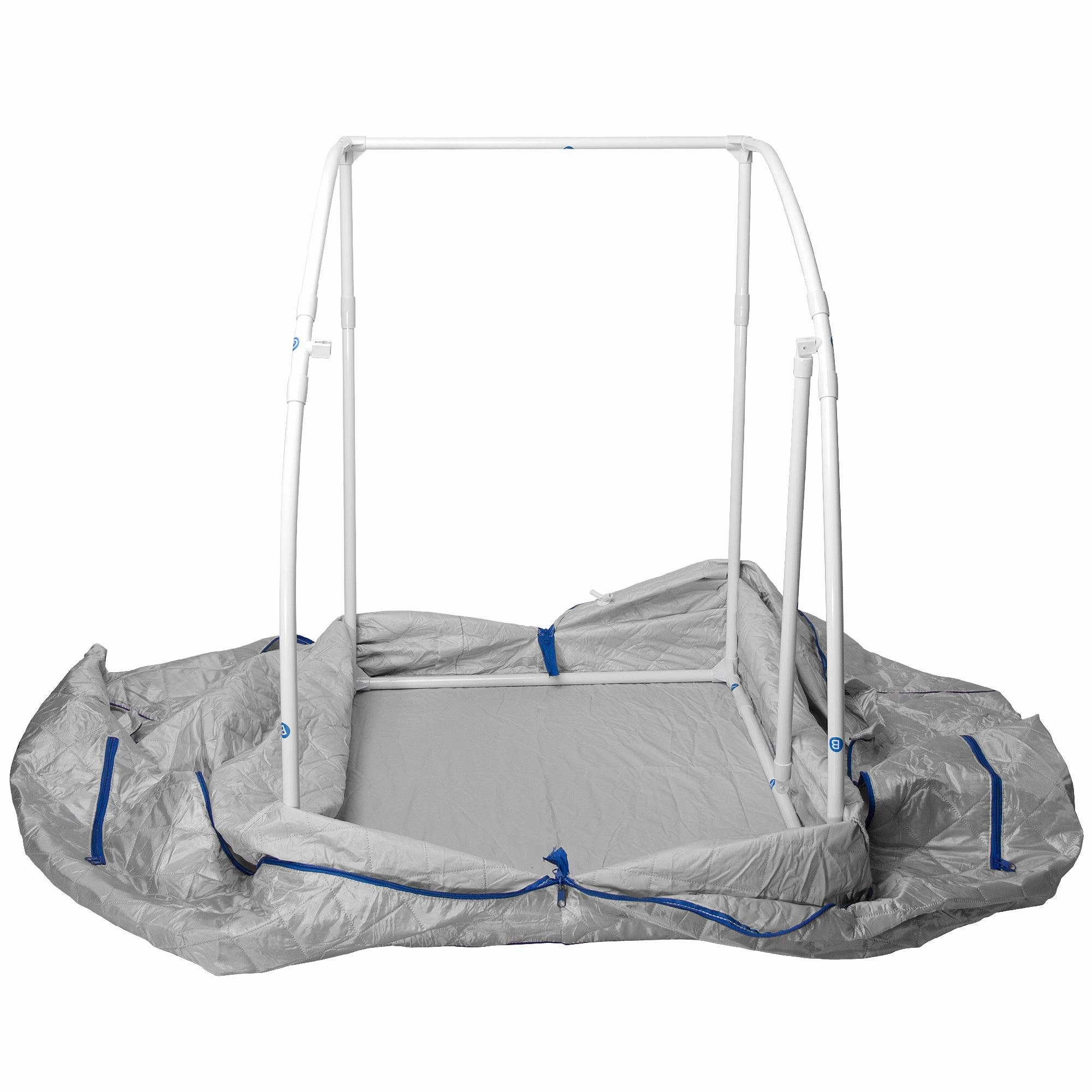 Durasage Health - Lightweight Personal Steam Sauna for Weight Loss. Detox & Relaxation. 60 Minute Timer - Blue